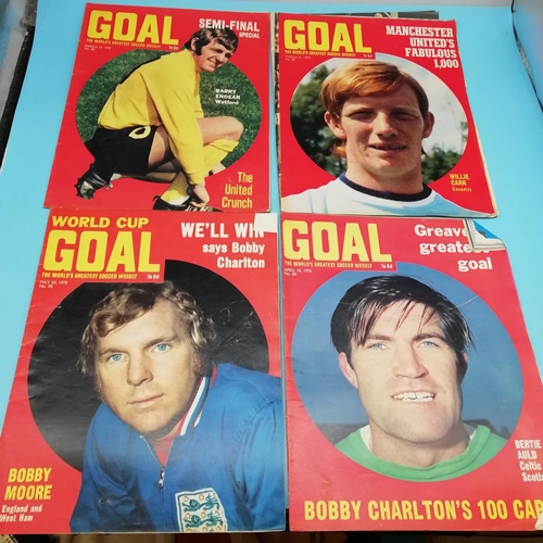 95A - Collection of 1970 Goal Magazines Nos 78 - 99