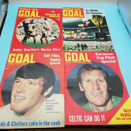 95A - Collection of 1970 Goal Magazines Nos 78 - 99