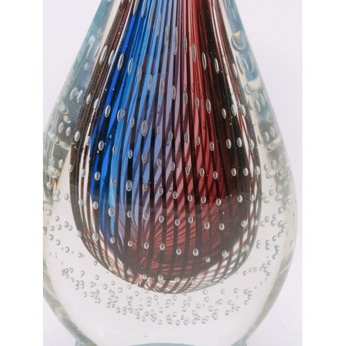 11 - Murano 26cm Teardrop Ornament.