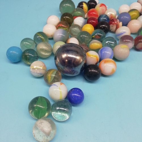 195 - Collection of Vintage Marbles.