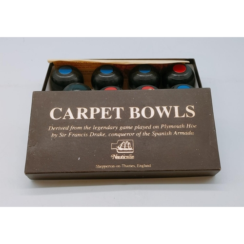 352 - Boxed Set of Carpet Bowls.