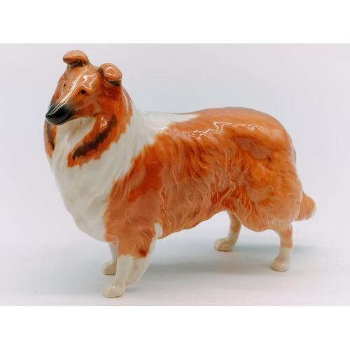 380 - Beswick Figure of a Collie Dog 'Lochinvar of Lady Park'. 15cm High x 20cm.