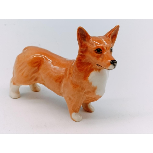 381 - Beswick Figure of a Corgi Dog. 7cm High x 9cm.