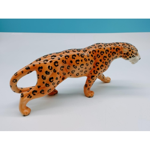 382 - Beswick Figure of a Leopard. 13cm High x 31cm.