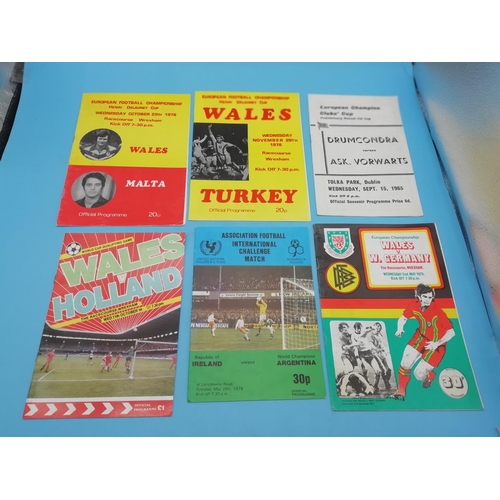 10A - Collection of Approx 45 International Football Programmes including World Cup Japan 2002, 1950's Eng... 