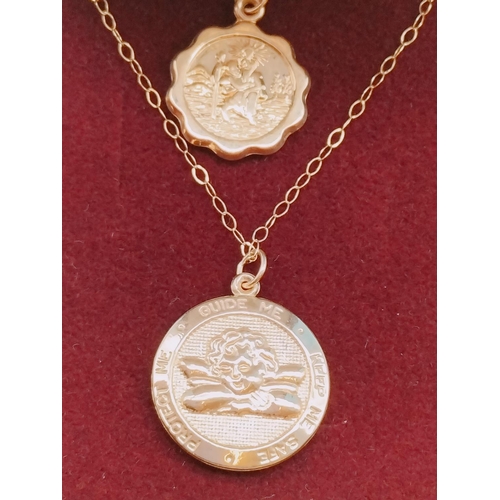 14 - 375 9ct Gold Chains with Pendants (2).