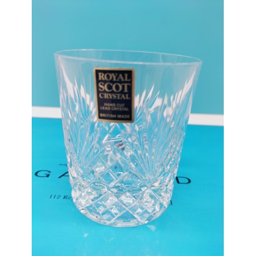 28 - Garrard of London Royal Scot Whisky Tumblers (6) in Original Box.