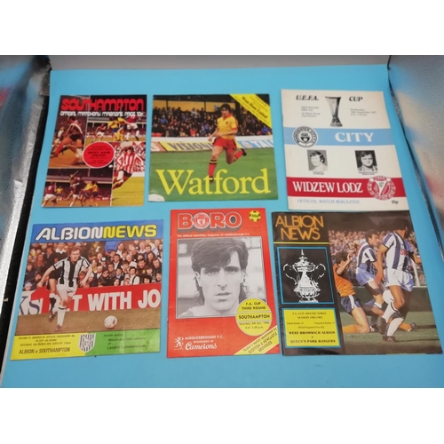 45A - Collection of Approx 50 Football Programmes. Various Teams.