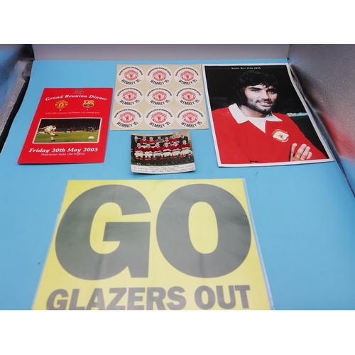 50A - Collection of Football Related Memorabilia including Newspapers, Programmes, etc. Teams include Manc... 