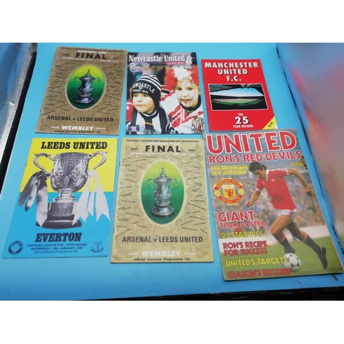 50A - Collection of Football Related Memorabilia including Newspapers, Programmes, etc. Teams include Manc... 