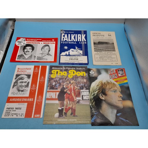 55A - Collection of Approx 70 Football Programmes relating to Scottish Teams.