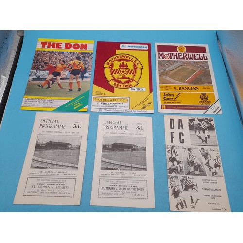 55A - Collection of Approx 70 Football Programmes relating to Scottish Teams.