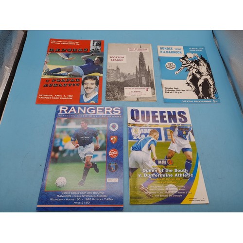 55A - Collection of Approx 70 Football Programmes relating to Scottish Teams.