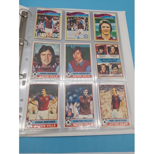100A - Collection of Typhoo Tea Large Football Cards (20) plus a Collection of Topps Football Cards (3 Bind... 
