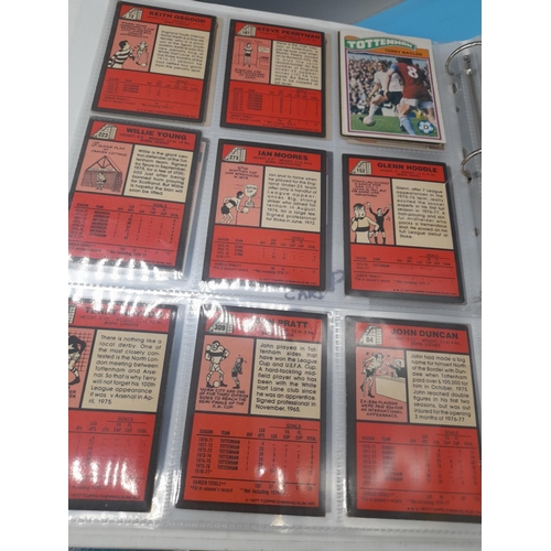 100A - Collection of Typhoo Tea Large Football Cards (20) plus a Collection of Topps Football Cards (3 Bind... 
