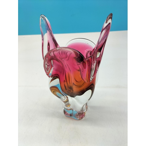 71 - Murano 19cm Glass Vase.