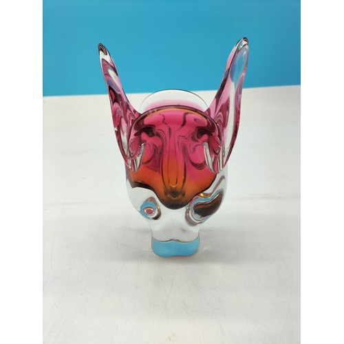 71 - Murano 19cm Glass Vase.