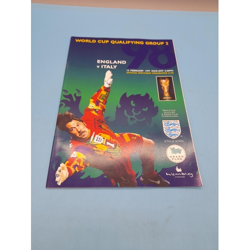 80A - Collection of Approx 55 Football Programmes, mostly England Internationals.