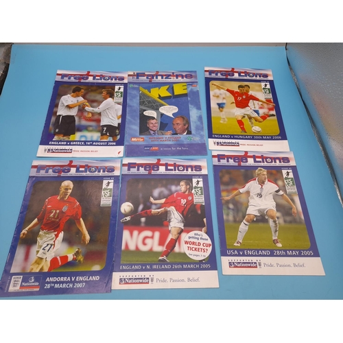 80A - Collection of Approx 55 Football Programmes, mostly England Internationals.