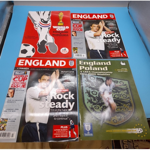 80A - Collection of Approx 55 Football Programmes, mostly England Internationals.