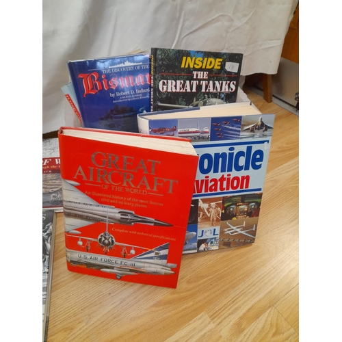 85A - Box of Military and War Reference Books.