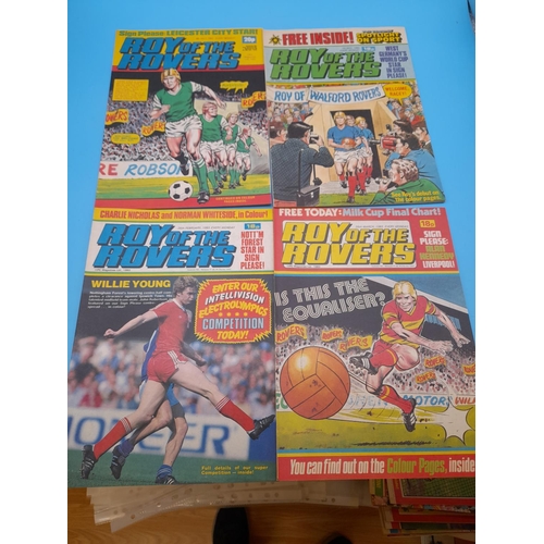 90A - Good Collection of 'Roy of the Rovers' Comics 1981-1983. Approx 39.