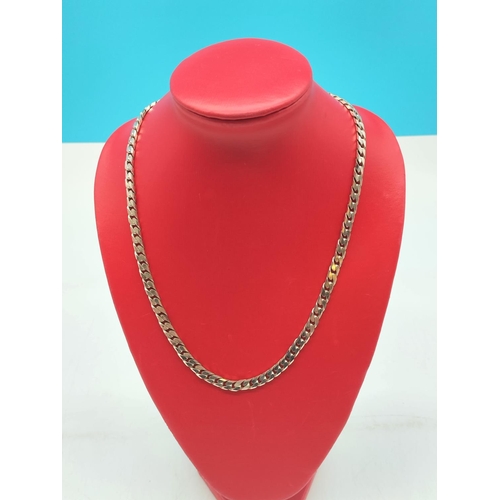 93 - Silver 925 Curb Neck Chain 20