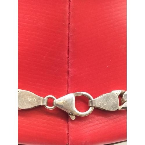 93 - Silver 925 Curb Neck Chain 20