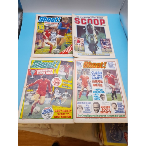 95A - Sports/Football Related Weekly Comics/Magazines to include Scoop, Match and Shoot. Approx 70.