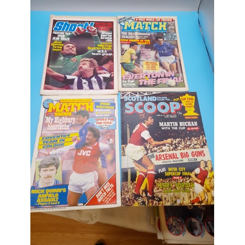 95A - Sports/Football Related Weekly Comics/Magazines to include Scoop, Match and Shoot. Approx 70.