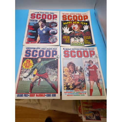 95A - Sports/Football Related Weekly Comics/Magazines to include Scoop, Match and Shoot. Approx 70.
