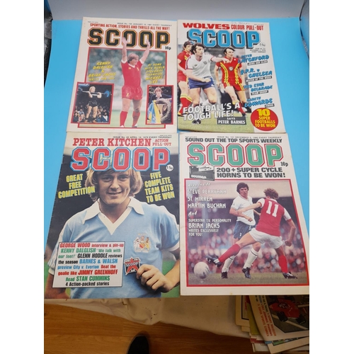 95A - Sports/Football Related Weekly Comics/Magazines to include Scoop, Match and Shoot. Approx 70.