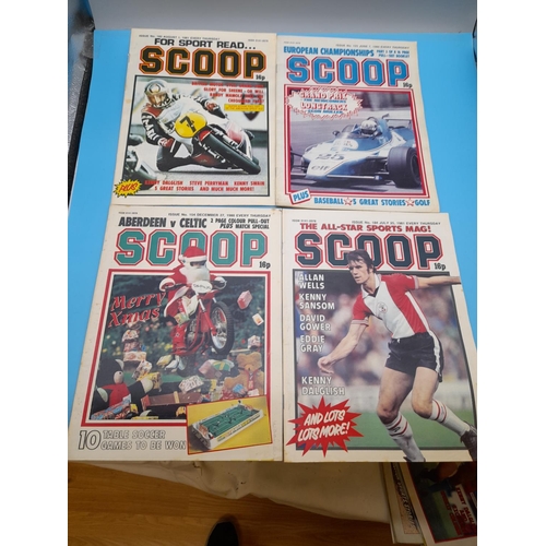 95A - Sports/Football Related Weekly Comics/Magazines to include Scoop, Match and Shoot. Approx 70.