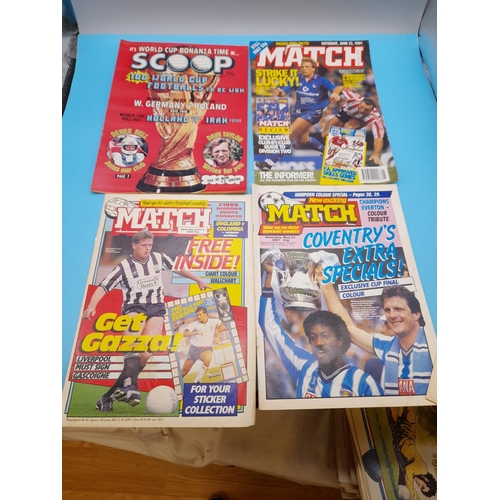 95A - Sports/Football Related Weekly Comics/Magazines to include Scoop, Match and Shoot. Approx 70.