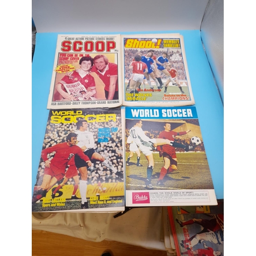 95A - Sports/Football Related Weekly Comics/Magazines to include Scoop, Match and Shoot. Approx 70.