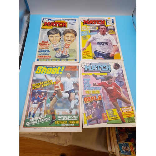 95A - Sports/Football Related Weekly Comics/Magazines to include Scoop, Match and Shoot. Approx 70.