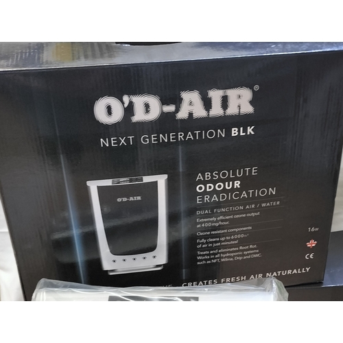 676 - 2 x New and Boxed O'D-Air Next Generation Blk Greenhouse Absolute Odour Eradication 16w. Designed to... 