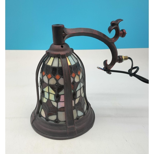 173 - Tiffany Style 27cm Lantern.