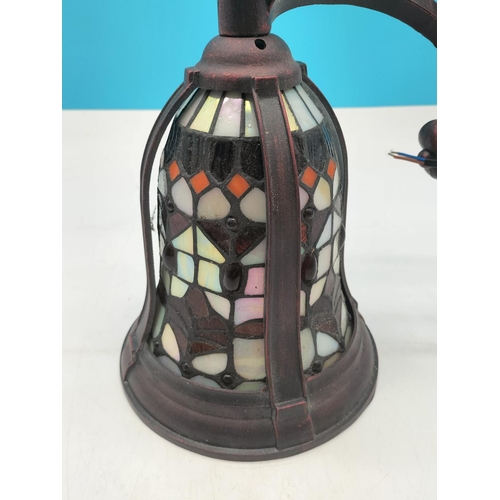 173 - Tiffany Style 27cm Lantern.