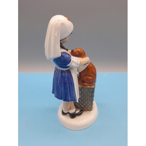 114 - Royal Doulton Childhood Days 19cm Figure 'It Won't Hurt' HN 2963. Flea Bit to Underside of Base.