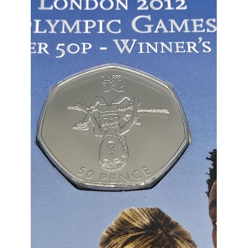 252 - Rare Uncirculated Royal Mint issued 2009 as part of a Competition by Blue Peter to design a 50p Coin... 