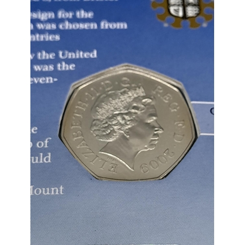 252 - Rare Uncirculated Royal Mint issued 2009 as part of a Competition by Blue Peter to design a 50p Coin... 