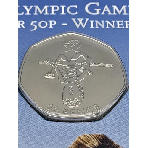 253 - Rare Uncirculated Royal Mint issued 2009 as part of a Competition by Blue Peter to design a 50p Coin... 