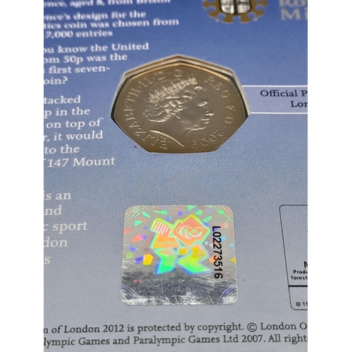 253 - Rare Uncirculated Royal Mint issued 2009 as part of a Competition by Blue Peter to design a 50p Coin... 