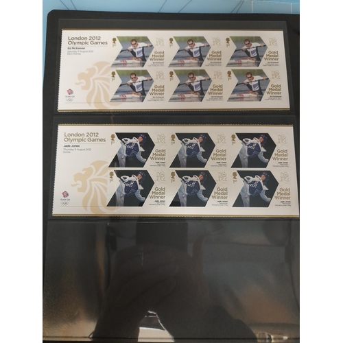 705 - Royal Mail 'London 2012 Team GB Olympic Games Gold Medal Winners' Stamp Sets to include Olympic and ... 