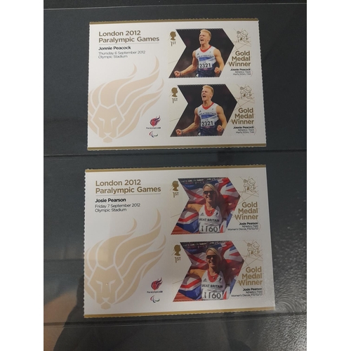 705 - Royal Mail 'London 2012 Team GB Olympic Games Gold Medal Winners' Stamp Sets to include Olympic and ... 