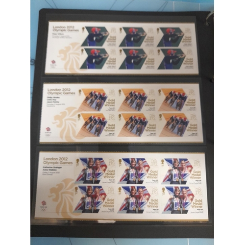 705 - Royal Mail 'London 2012 Team GB Olympic Games Gold Medal Winners' Stamp Sets to include Olympic and ... 