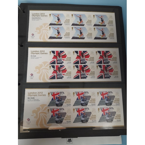 705 - Royal Mail 'London 2012 Team GB Olympic Games Gold Medal Winners' Stamp Sets to include Olympic and ... 