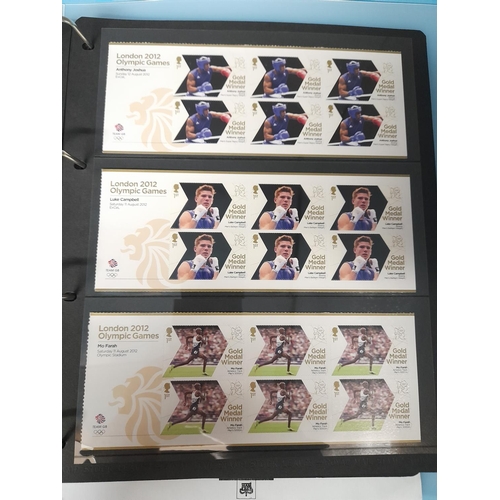 705 - Royal Mail 'London 2012 Team GB Olympic Games Gold Medal Winners' Stamp Sets to include Olympic and ... 