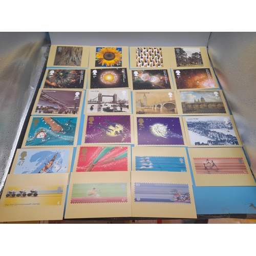 707 - Royal Mail Stamp Series Postcards. Approx 230 Cards. Mostly Full Sets.